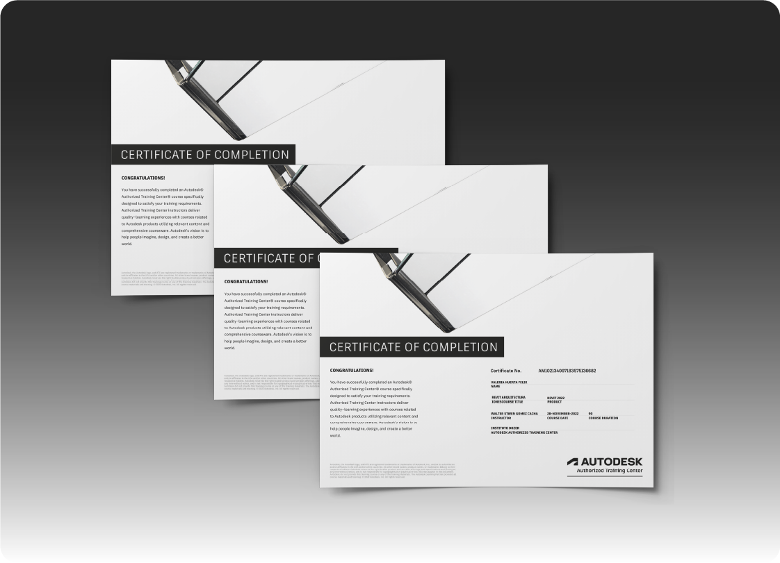 Certificado Autodesk